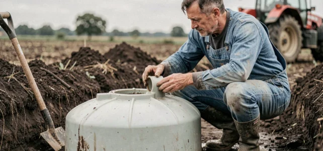 Guide pratique pour réussir l’installation d’une cuve enterrée pour eau de pluie en agriculture
