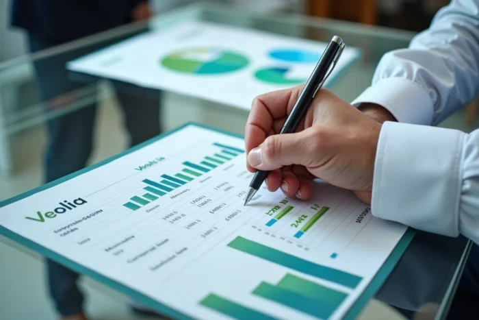 Rapport de rémunération d'un PDG avec tableaux comparatifs de salaires et bonus en euros sur un bureau en verre
